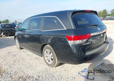 2017 Honda Odyssey Ex-L z USA, uszkodzony, nr VIN 5FNRL5H6XHB011881